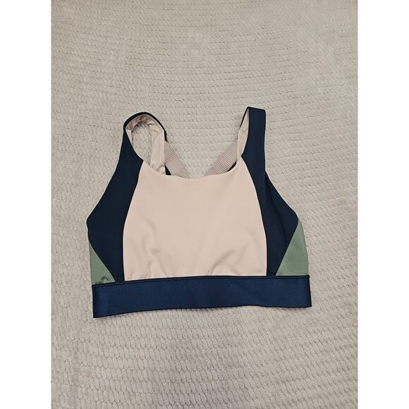 Athleta Bra Womens Small Power Of She Colorblock Wirefree - Picture 1 of 6